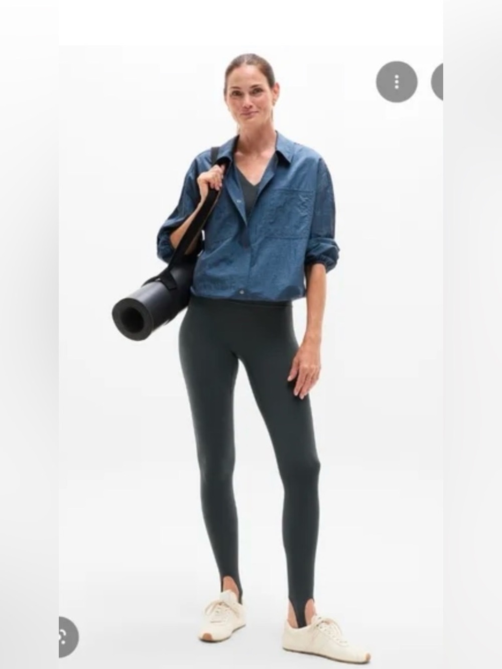 NWT Transcend Stirrup Shadow Gray Tight Sz Medium